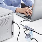 Ugreen USB-C Hub (4-Port, USB 3.0, OTG) (grau)