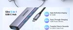 UGREEN CM511 6-in-1 USB-C Hub 1x HDMI 3x USB-A 1x TF/SD