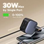 Ugreen EC602 Car Charger 60W KFZ-Ladegerät 1x USB-A 1x USB-C (1x USB-A, 1x USB-C, 1x USB-C Kabel)