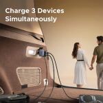 Ugreen EC602 Car Charger 60W KFZ-Ladegerät 1x USB-A 1x USB-C (1x USB-A, 1x USB-C, 1x USB-C Kabel)