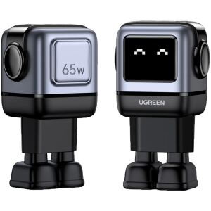 Ugreen Uno CD361 GaN Fast Charger 65W Robot Design (schwarz)