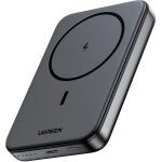 Ugreen Magnetische Kabellose Powerbank 10000mAh mit USB-C Kabel (schwarz)
