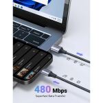 Ugreen US288 USB-A auf USB-C Lade- und Datenkabel (schwarz)