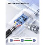 Ugreen US288 USB-A auf USB-C Lade- und Datenkabel (schwarz)