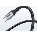 Ugreen 100W USB-C auf USB-C Ladekabel (Nylon) (schwarz, 1 Meter, PD 100 Watt)