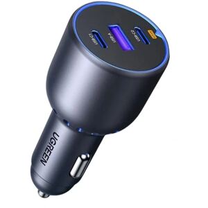 Ugreen 130W 3-Port Fast Car Charger (schwarz/blau)