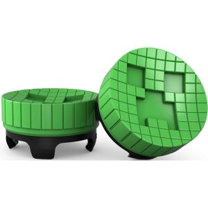 SteelSeries KontrolFreek Minecraft Performance Thumbsticks ? Creeper Edition (grün/schwarz, 2 Stück, für Playstation 5/4 Controller)
