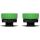 SteelSeries KontrolFreek Minecraft Performance Thumbsticks ? Creeper Edition (grün/schwarz, 2 Stück, für Playstation 5/4 Controller)