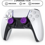SteelSeries KontrolFreek FPS Performance Thumbsticks - Frenzy Edition (violett/schwarz, 2 Stück, für Playstation 5/4 Controller)