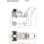 Metabo Basic 400-50 V (dunkelgrün/schwarz, 2.500 Watt)