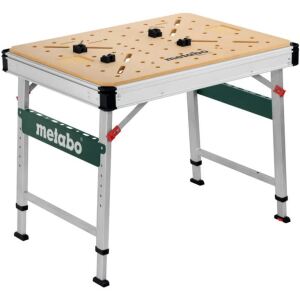Metabo Multifunktionstisch MWB 100 (silber/holz, belastbar bis 120 kg)
