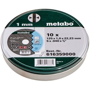 Metabo Trennscheiben SP 125x1,0x22,23 Inox, TF 41 (10 Stück)