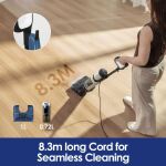 TINECO FLOOR ONE S6 Stretch Steam Plus, Nass-/Trockensauger (weiß)