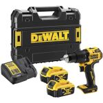 Dewalt Akku-Schlagbohrschrauber DCD709M2T-QW, 18Volt...