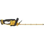 Dewalt Akku Heckenschere DCMHT562P1-QW, 18Volt (gelb/schwarz, 1 x 18V XR 5,0Ah, Ladegerät)