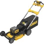 Dewalt Akku Rasenmäher DCMWSP156W2-QW, 18Volt (gelb/schwarz, 2 x 18V XR 8,0Ah, Ladegerät, mit Radantrieb)