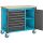 HAZET Werkbank Assistent (179NW-7/210), fahrbar, Sortiment (blau/schwarz, 210-teilig inkl. DAB Radio)