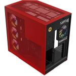HYTE Y50 Wild Cherry (rot, Tempered Glass x 3)