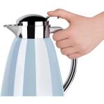 EMSA CAMPO Isolierkanne, 1 Liter (hellblau/edelstahl, QUICK TIP Verschluss)