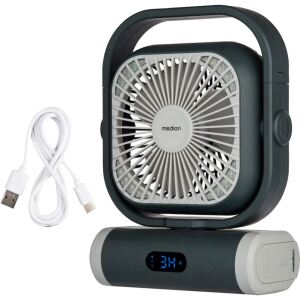 Medion LIFE Camping Ventilator E10 TF (MD 12065) (grau/weiß)