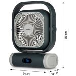 Medion LIFE Camping Ventilator E10 TF (MD 12065) (grau/weiß)