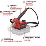 Einhell Power X-Change Akku-Lötkolben TE-SI 18/480 Li E - Solo, 18Volt (rot/schwarz, ohne Akku und Ladegerät)