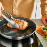 Tefal Pfannen-Set Edelstahl Emotion, 2-teilig (schwarz/edelstahl, Ø 28cm, Ø 24cm)