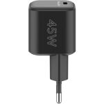 Goobay 45 W USB-C PD GaN Schnellladegerät Nano (schwarz)