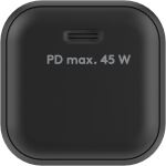 Goobay 45 W USB-C PD GaN Schnellladegerät Nano (schwarz)