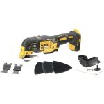 Dewalt Akku-Multitool (Basisversion) DCS355N-XJ, 18 Volt (gelb/schwarz, Ohne Akku, inklusive 30-teiligem Zubehör-Set)