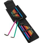 Wera Big Pack Multicolour Innensechskant Hex-Plus Set 1 (metrisch und zöllig) (19-teilig, in textiler Box)