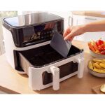 Medion Life P25 XXL Flex M Heißluftfritteuse MD100057 (schwarz/weiß)