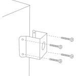 reolink RLA-BKC1 (weiß, Eckhalterung für Reolink Überwachungskameras)
