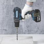 Makita Akku-Schlagbohrschrauber DHP482RFWJ, 18Volt (weiß/schwarz, 2x Li-Ionen Akku 3,0Ah, im MAKPAC Gr. 2)