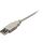 Sharkoon USB 2.0 Kabel, USB-A Stecker > USB-B Stecker (grau, 0,5 Meter)