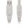 Sharkoon USB 2.0 Kabel, USB-A Stecker > USB-B Stecker (grau, 0,5 Meter)