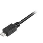 Sharkoon USB 2.0 Kabel, USB-A Stecker > Micro-USB Stecker (schwarz, 2,0 Meter)