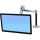 Ergotron LX HD Sitz-Steh-Tischmontage-LCD-Arm (silber/schwarz)