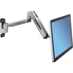 Ergotron LX HD Steh-Sitz-Arm für Wandmontage (aluminium)