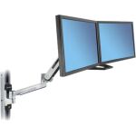 Ergotron LX HD Steh-Sitz-Arm für Wandmontage (aluminium)