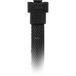 Sharkoon Sata III Kabel 90° gewinkelt (schwarz, 30cm)