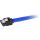 Sharkoon Sata III Kabel 90° sleeve (blau, 30 cm)