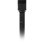 Sharkoon Sata III Kabel 90° gewinkelt (schwarz, 45cm)
