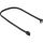 Sharkoon Sata III Kabel 90° gewinkelt (schwarz, 45cm)