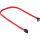 Sharkoon Sata III Kabel 90° sleeve (rot, 60 cm)