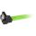 Sharkoon Sata III Kabel 90° sleeve (grün, 60 cm)