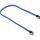 Sharkoon Sata III Kabel sleeve (blau, 30 cm)