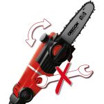 Einhell Power X-Change Akku-Hochentaster GE-LC 18 Li T, 18Volt (rot, ohne Akku und Ladegerät)