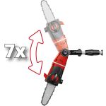 Einhell Power X-Change Akku-Hochentaster GE-LC 18 Li T, 18Volt (rot, ohne Akku und Ladegerät)