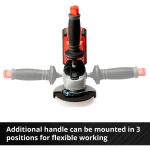 Einhell Power X-Change Akku-Winkelschleifer TE-AG 18 Li-Solo, 18Volt (rot, ohne Akku und Ladegerät)